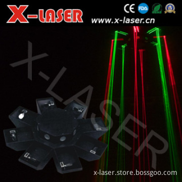 Red&Green Octopus Laser Light (Without LED)
